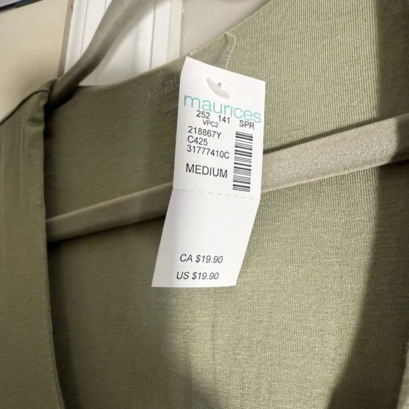 Maurices Sage Green Tank Top - Picture 2 of 4